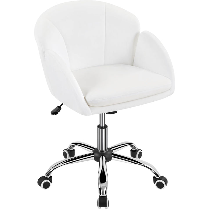 Yaheetech Schreibtischstuhl Ergonomisch Bürostuhl bis 136 kg Belastbar, Drehstuhl Höhenverstellbar C