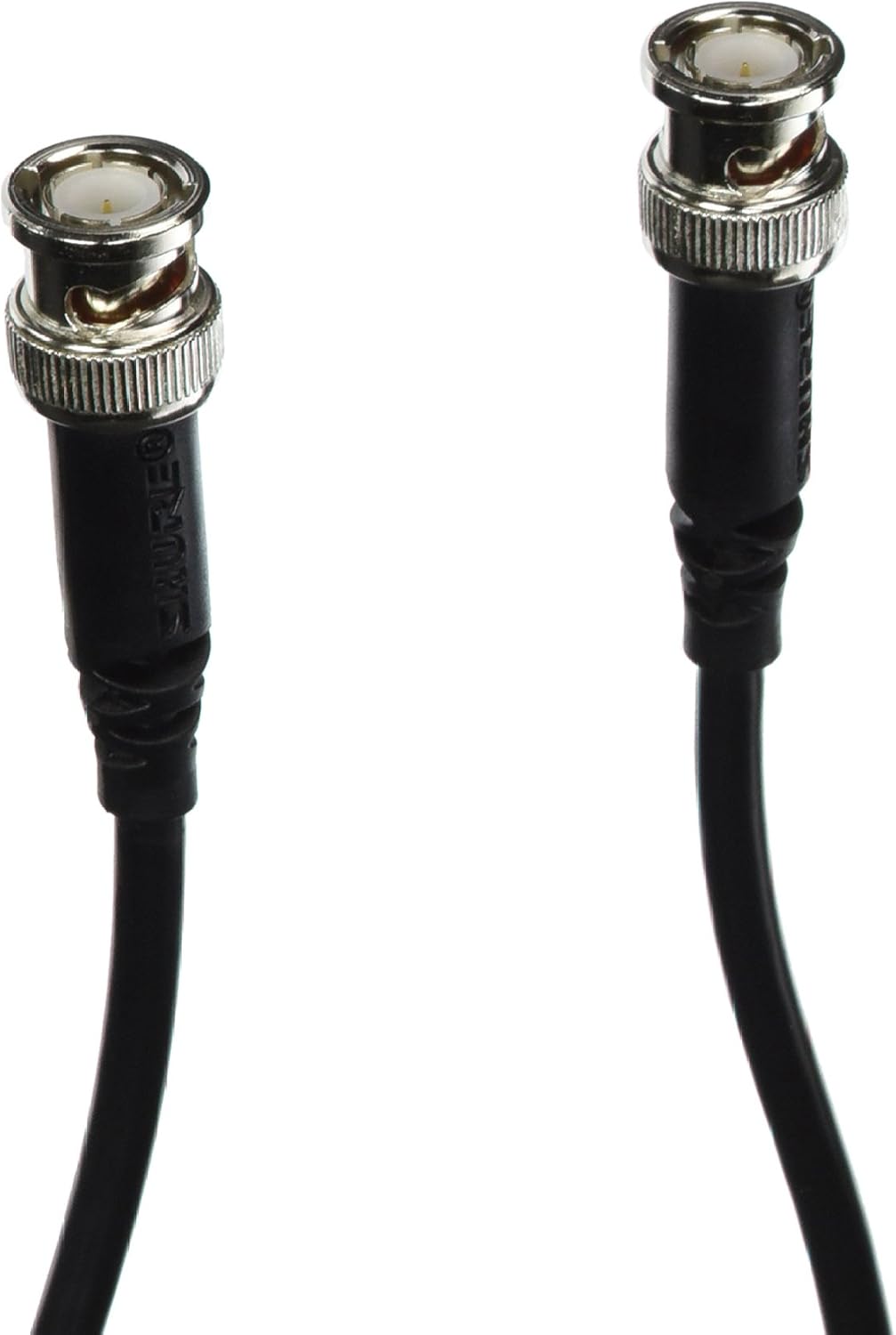 Shure UA802 UHF-Koaxial-Antennenkabel, BNC-BNC, RG58C/U-Typ, 61 cm, Schwarz 2-feet, 2-feet