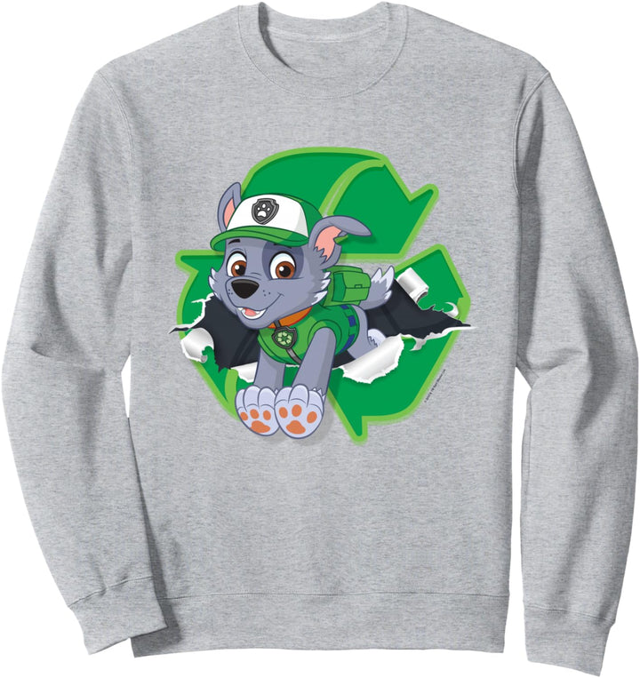 Paw Patrol Rocky Torn Badge Sweatshirt