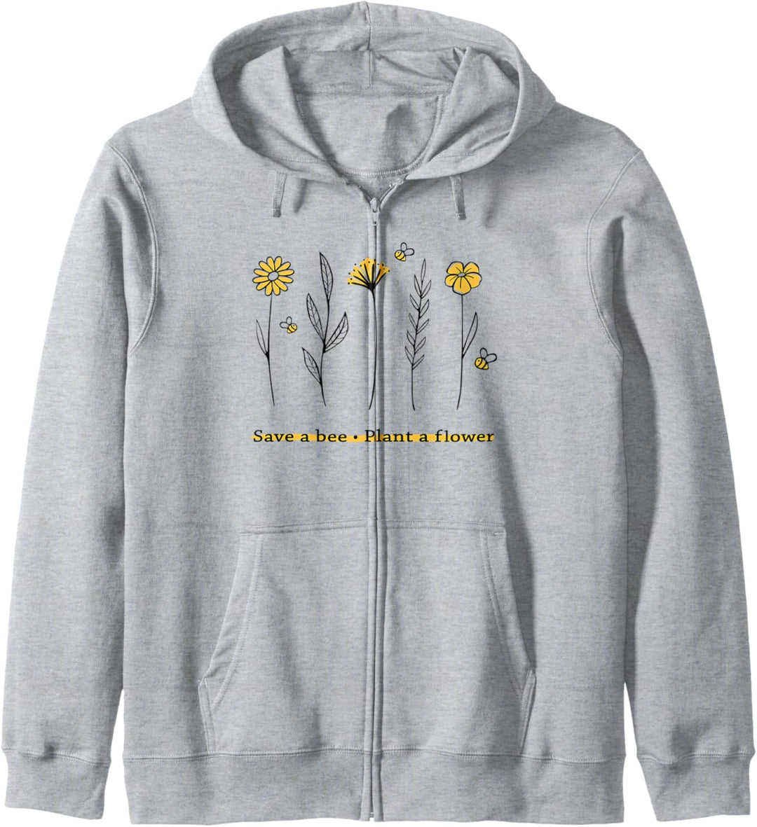 Save A Bee Plant A Flower Shirt Flowers Gardening Bee Lovers Kapuzenjacke