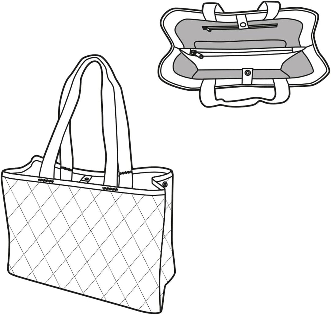 reisenthel classic shopper L – Geräumige Shopping Bag und edle Handtasche in einem – Aus wasserabwei
