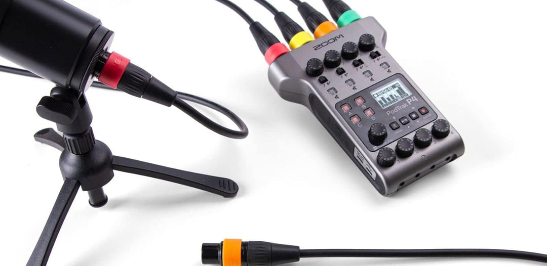Zoom XLR-4C/CP XLR Mic Cables with Color ID Rings
