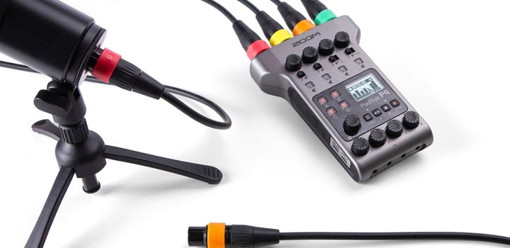 Zoom XLR-4C/CP XLR Mic Cables with Color ID Rings