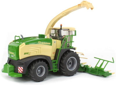 siku 4066, Krone BiG X 580 Maishäcksler, 1:32, Metall/Kunststoff, Grün/Beige, Faltbares Maisgestell,