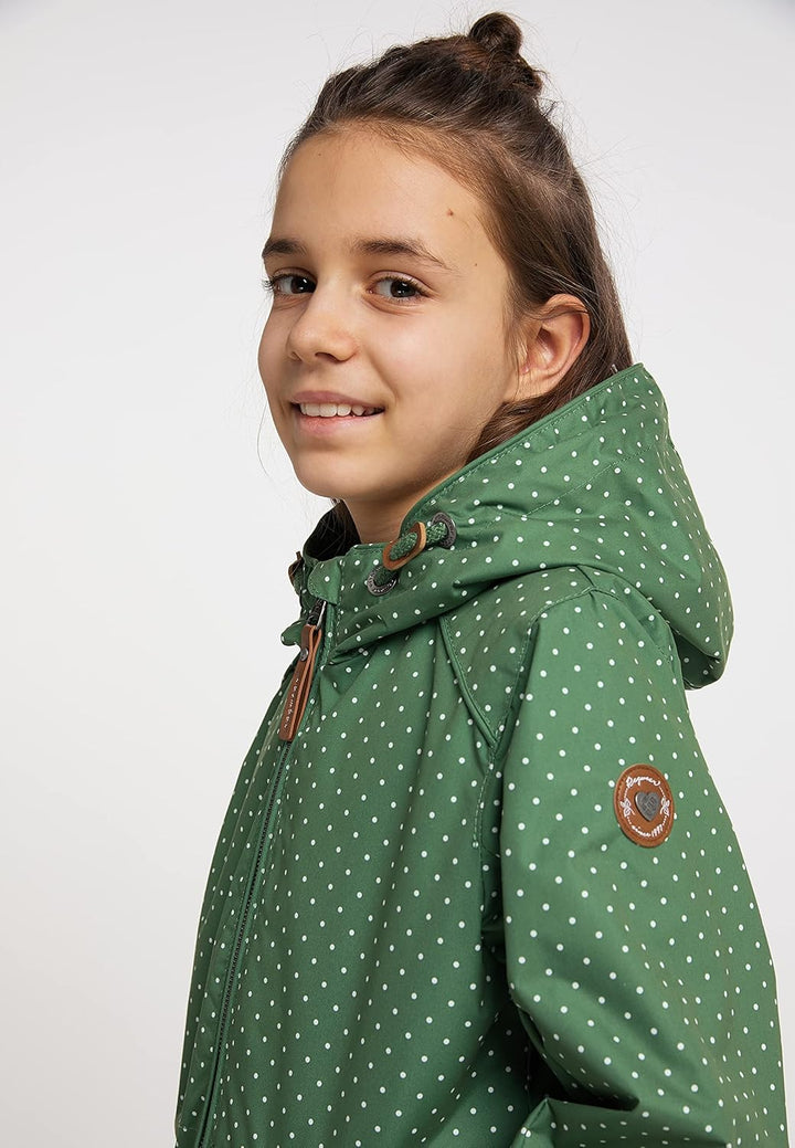 Ragwear Layra Mädchen Jacke Sommerjacke Kinder Übergangsjacke wasserabweisend Regenjacke Parka 128 G