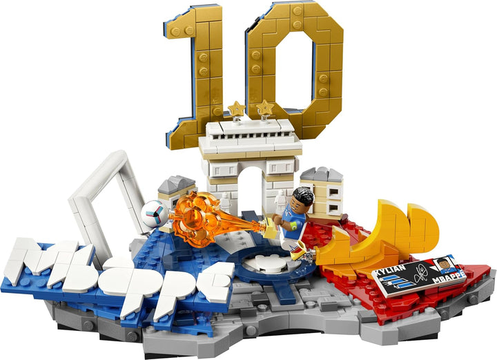 LEGO Editions Kylian Mbappé – Fussball-Highlights Spielzeug - 3D Modellbau mit Minifigur zum Sammeln