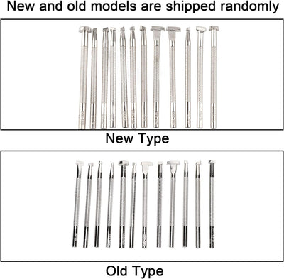 Tyenaza 12 STÜCKE Lederhandwerkswerkzeuge, Ledergravur- und Prägewerkzeuge Lederbearbeitungs-Stanzmu
