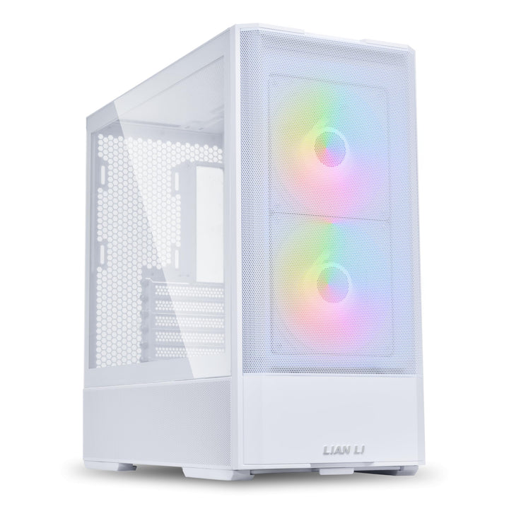 Lian Li LANCOOL 207 Gaming PC Gehäuse ATX Weiss - Midi Tower PC Gehäuse mit RGB-Beleuchtung, Grafikk