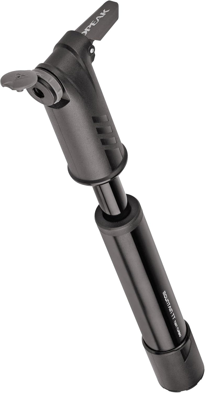 TOPEAK Mountain TT Twin Turbo Minipumpe TMTT-1, Black, L
