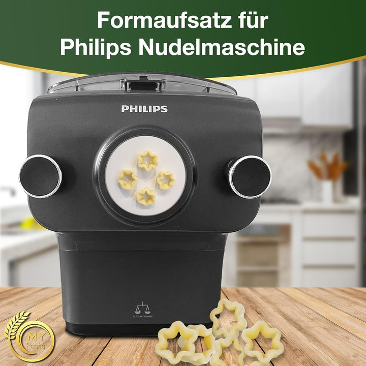 MY PASTA Zucca 1 Zubehör Für Pastamaker Pasta Disc Kompatibel Mit Philips Pasta Maker Avance Matrize