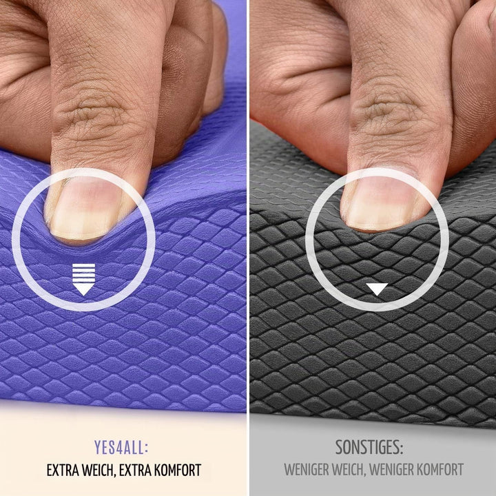 Yes4All Balance Pad L XL inkl, Bevorzugtes Balancekissen für Stabilität; Gleichgewichtskissen für Fi