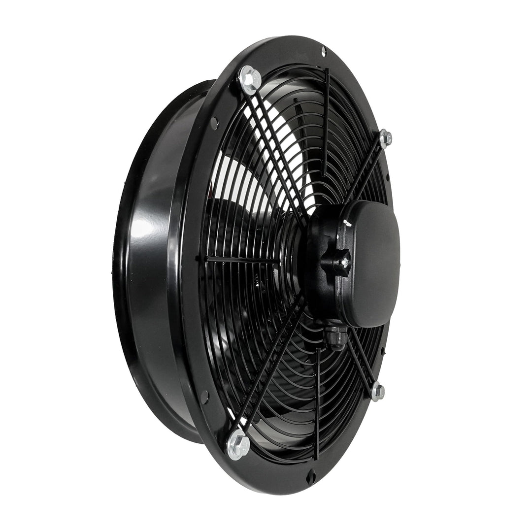 SYSTERM Wandventilator Axialventilator Lüfter mit Kugellagern, Stahl Industrieventilator für Dauerbe