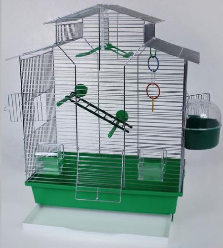 Vogelkäfig,Wellensittichkäfig,Exotenkäfig,60 cm Vogelkäfig Vogelbauer Wellensittich Kanarien Voliere