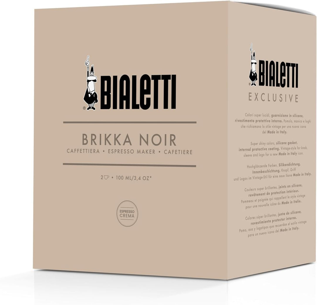 Bialetti Brikka Noir Mokkakanne