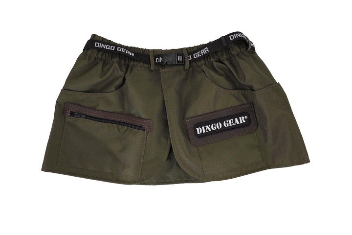 Dingo Gear Trainingsgürtel Arbeitskirt Schutzbekleidung Agility Trainer Helfer Ipo Sporthund M Grün,