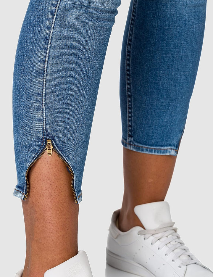 Damen Skinny Jeans Scarlett Stretch Deluxe 40W / 33L Bleu (Blue Aged Yz), 40W / 33L Bleu (Blue Aged