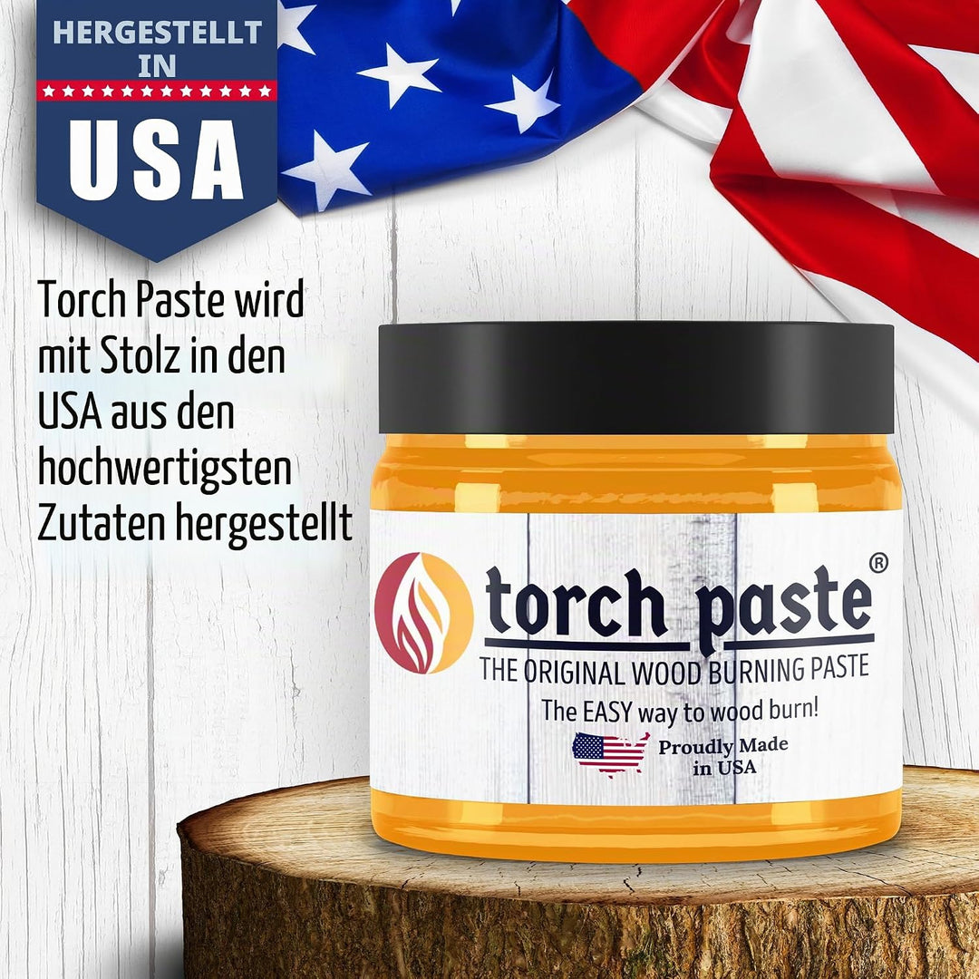 Torch Paste - Die Original Holzbrennpaste seit 2020 | Laborgeprüft & ASTM D-4236 Zertifiziert | ungi