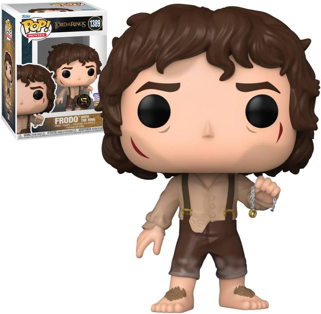 Funko Pop! Movies: Herr der Ringe – Frodo mit Ring (SDCC'23), Vinyl-Figur zum Sammeln – 71739