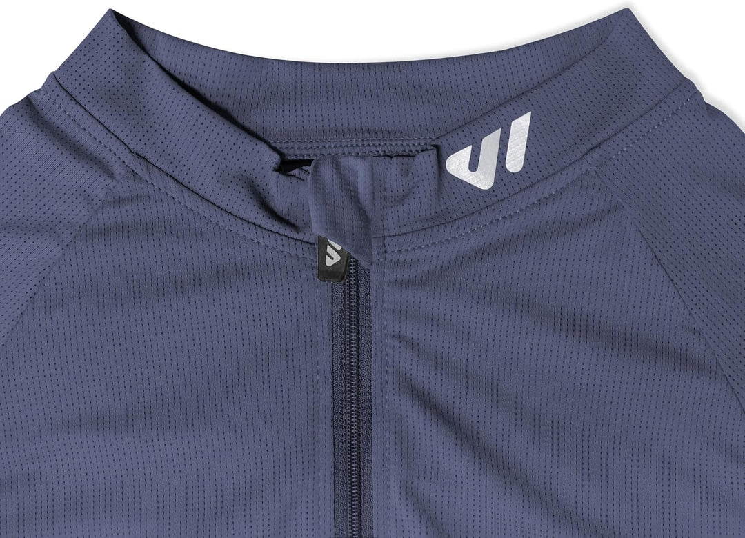 Lo.gas Radtrikot Herren Kurzarm, Rennrad Trikot Durchgehender Reissverschluss mit 3 Taschen M Kurzar
