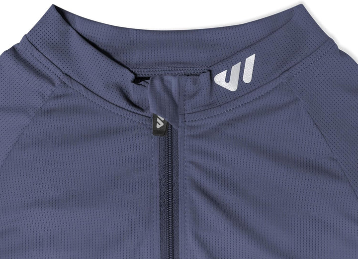 Lo.gas Radtrikot Herren Kurzarm, Rennrad Trikot Durchgehender Reissverschluss mit 3 Taschen M Kurzar