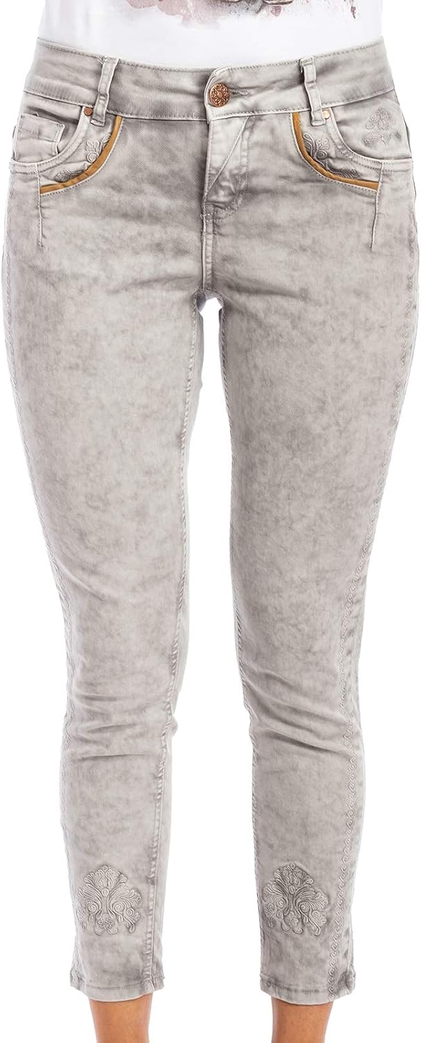 Hangowear Damen Jeanshose HENDRINA 36 Grau, 36 Grau