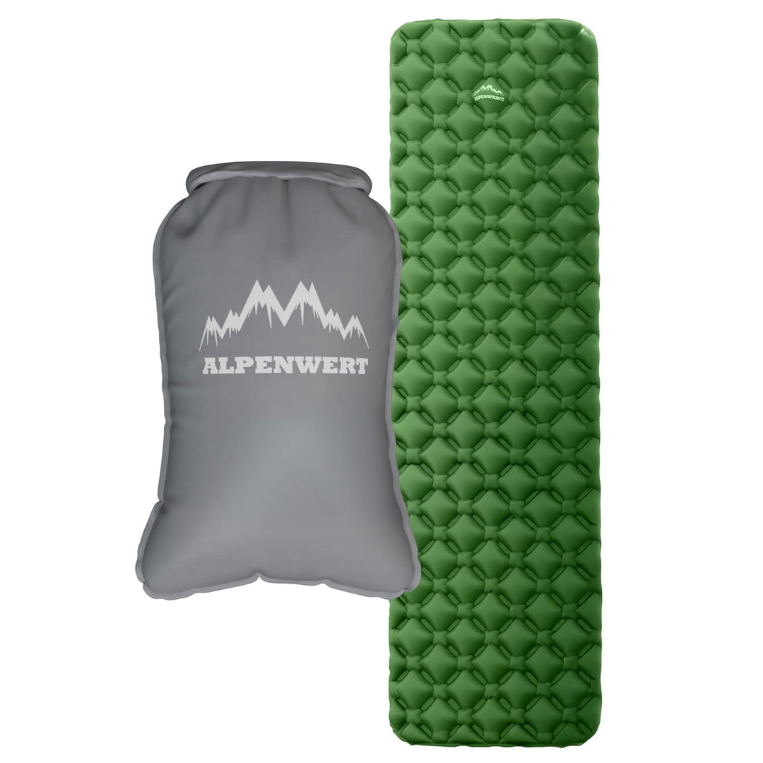 Isomatte Outdoor [Kleines Packmass & Ultraleicht] Luftmatratze perfekt für Camping, Wandern, Backpac