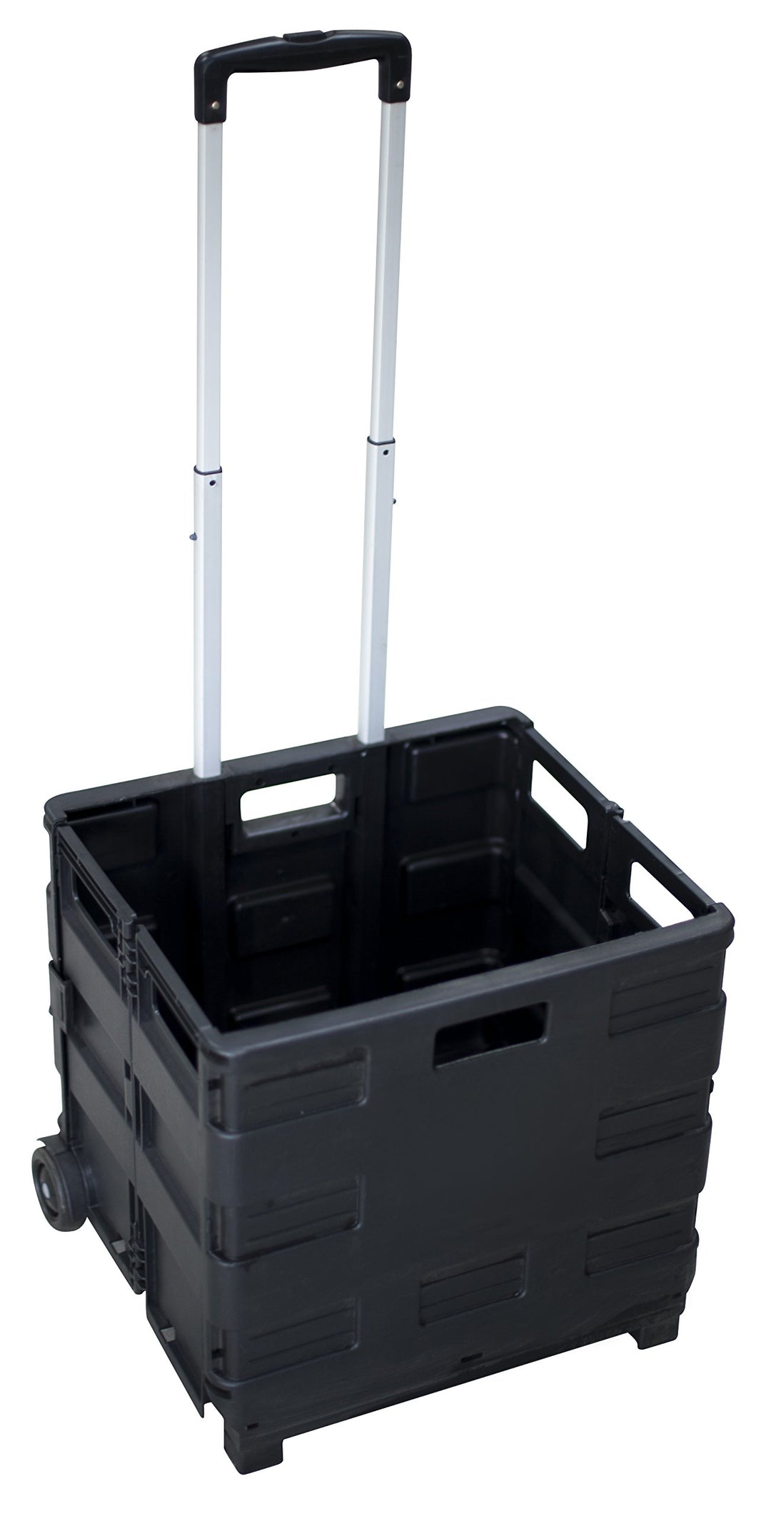 Pavo – Premium klappbarer Transportwagen, Tragkraft 20 kg (45 l), leichte Faltbare Aluminiumkiste mi