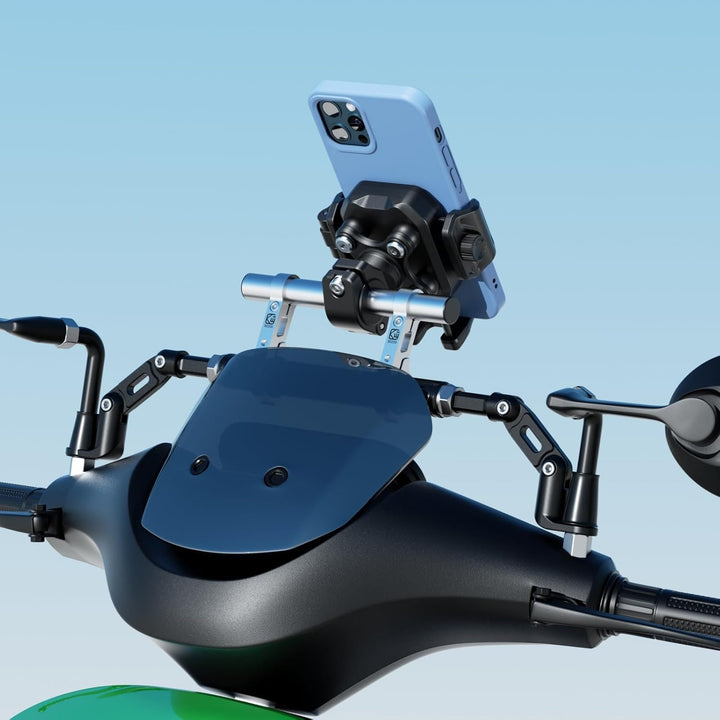 BRCOVAN Aluminiumlegierung Lenker Erweiterung für Fahrrad & Motorrad, Lenkerverlängerung mit Doppelt