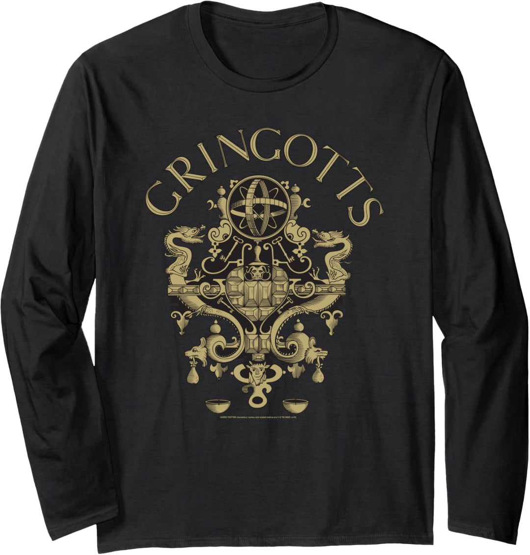Harry Potter Gringotts Logo Langarmshirt