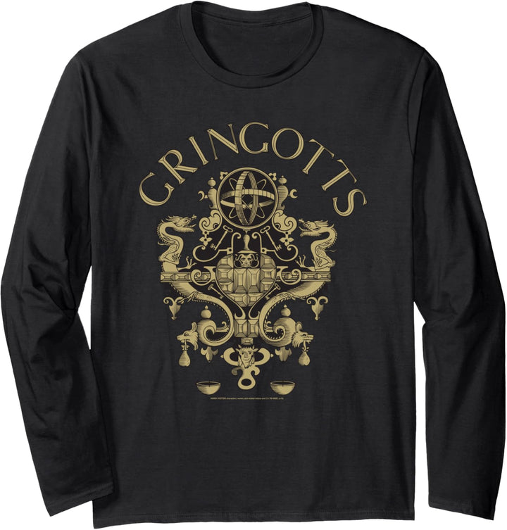 Harry Potter Gringotts Logo Langarmshirt