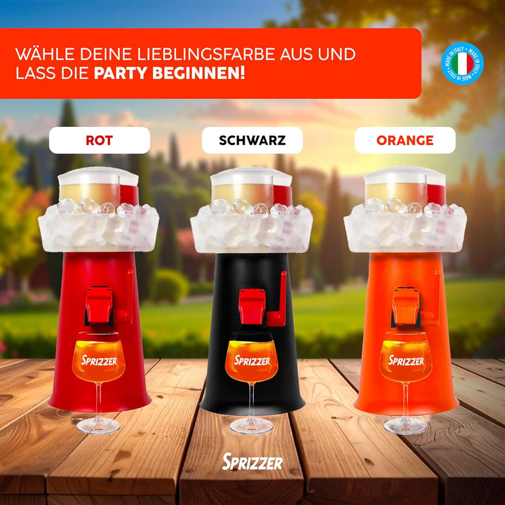 Sprizzer - Aperol Spritz Maschine für Spritz, Dispenser und Mischer mit Eisbehälter für Aperitif, Ma