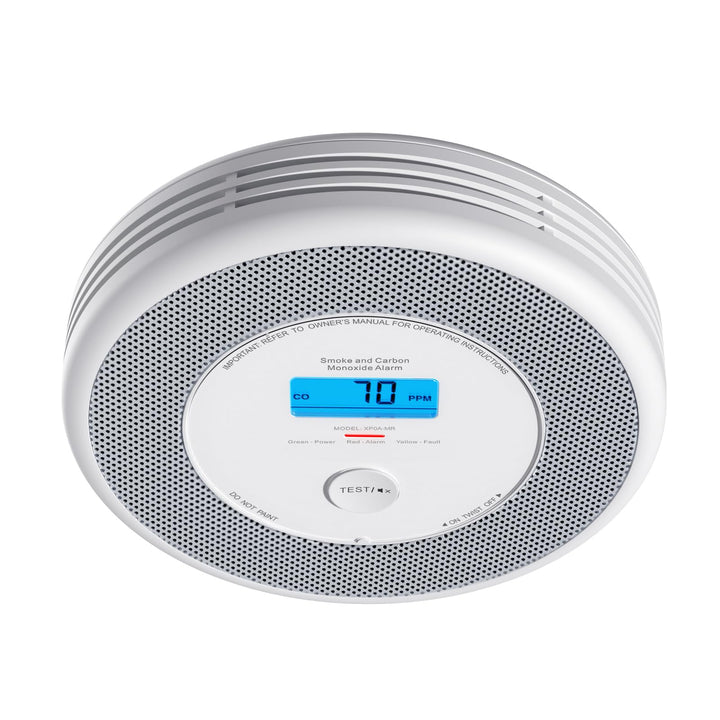 X-Sense Rauch und CO Melder mit Sprachalarm und Standortansage, mit XP0A-MR11 Kits, 30 mm dick ohne