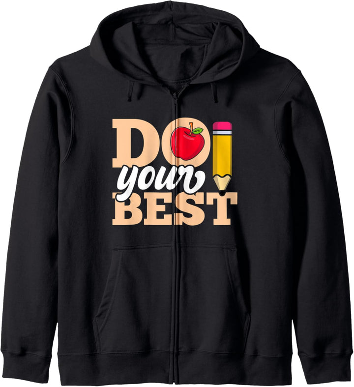 Testing Day Sweater Do Your Best Test Day Kapuzenjacke