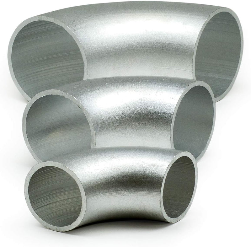 20x Aluminium Rohrbogen 90° Norm 3 Ø 100x3mm AW 6060 - Alu Schweissbogen - Rundrohrbogen Hosenrohr A