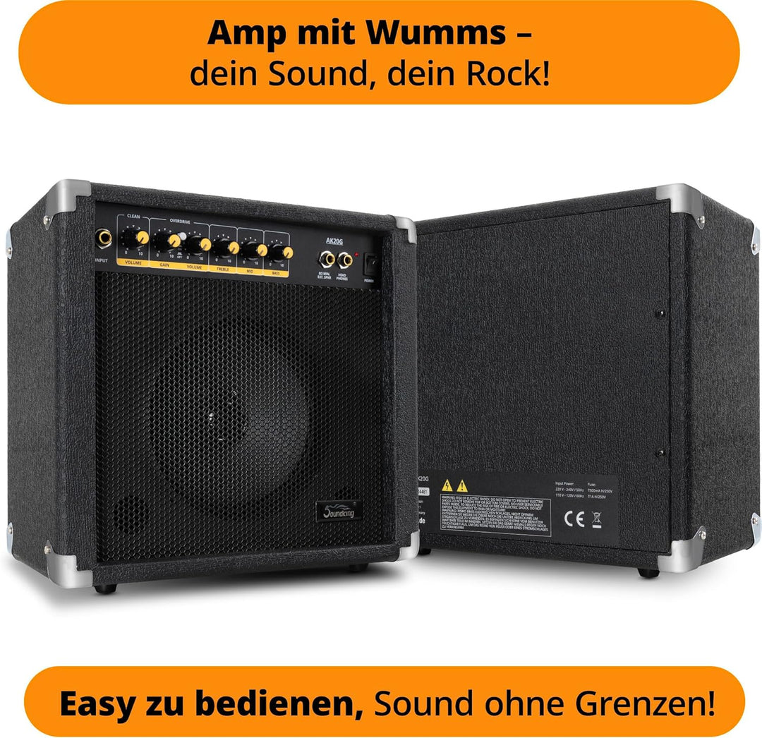 Soundking AK20-G Gitarrenverstärker - 2-Kanal, 60 Watt Single, Single