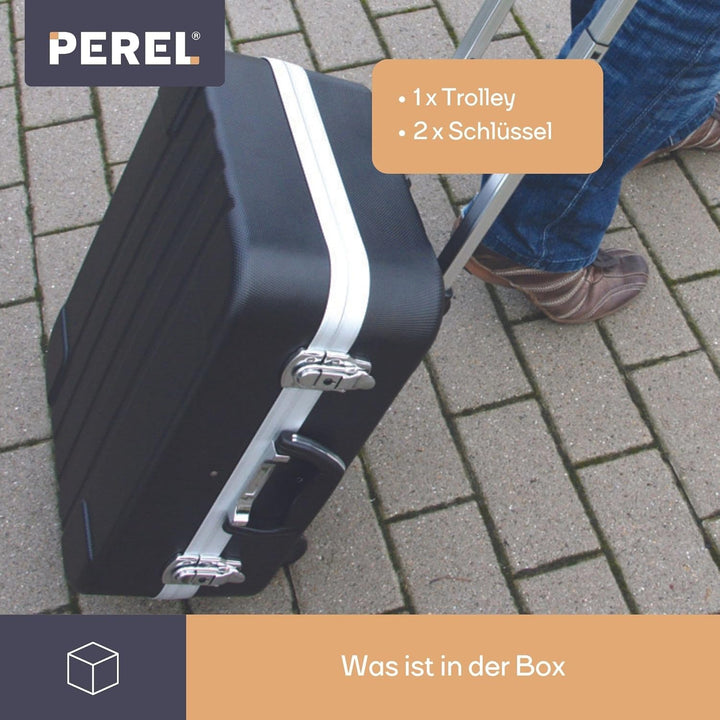 PEREL - 1819-T1 Werkzeug Reise Piloten Koffer aus ABS 138954