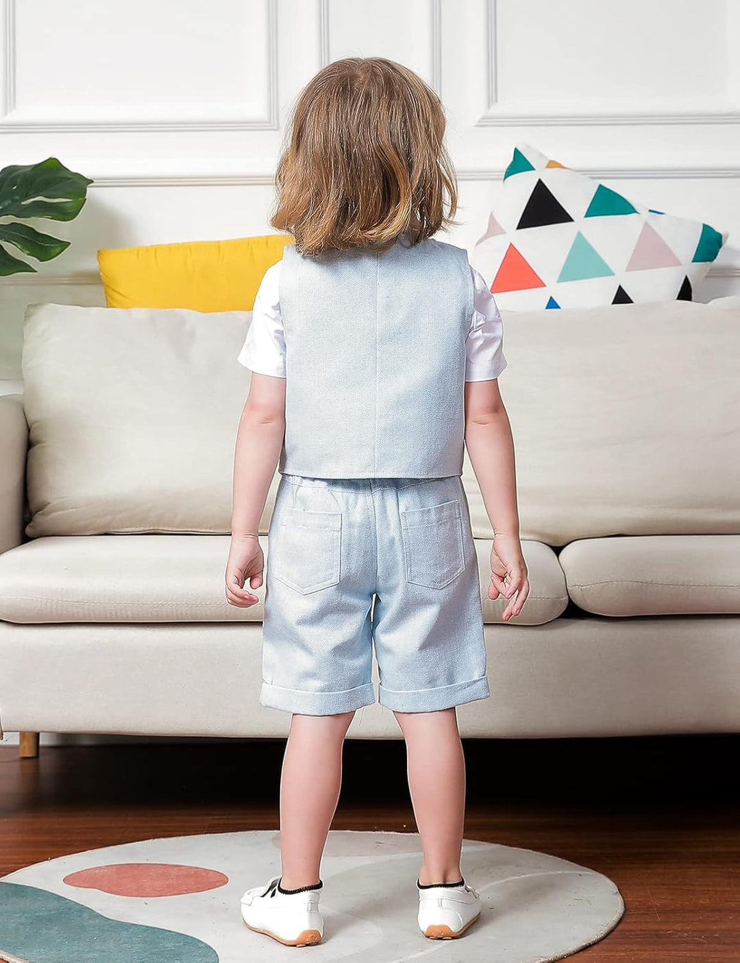mintgreen Baby Junge Taufe Outfit Smoking Anzug Set 12-18 Monate Hellblau, 12-18 Monate Hellblau