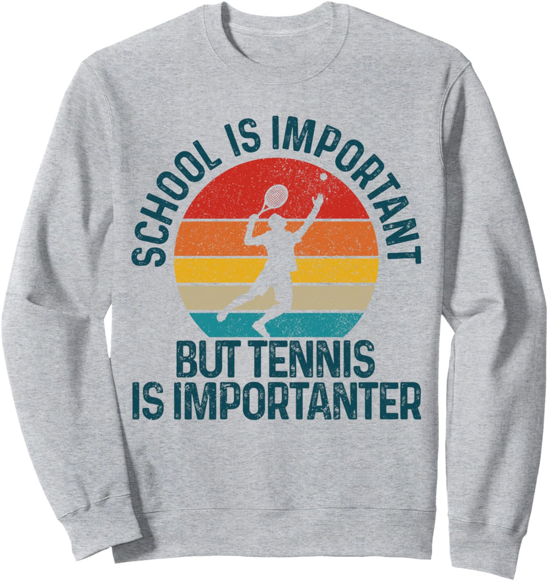 Tennis Vintage Spruch Lustig Tennisspieler Geschenk Sweatshirt