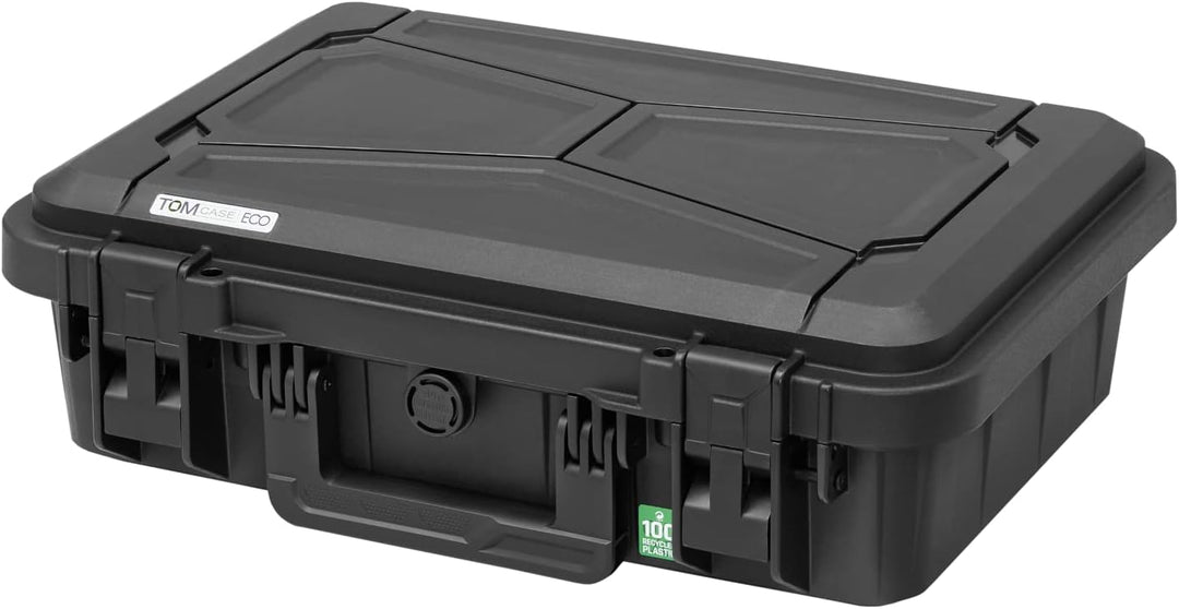 TOMcase Laptop Koffer 11–15 Zoll wasserdicht IP65 - ECO Schutzkoffer | Koffer für Notebook Tablet un