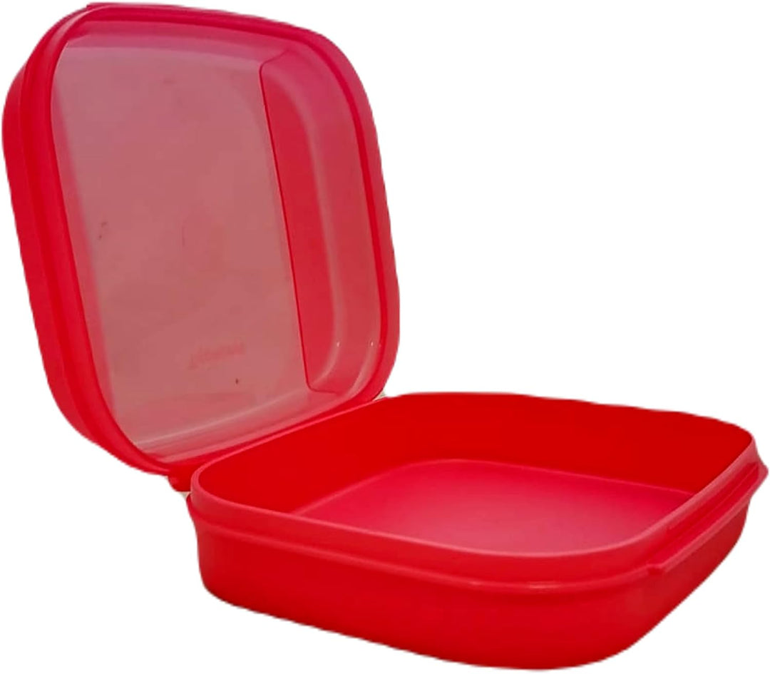 Tupperware Naschkätzchen 1,1 L niedrig lachs flamingo Bellevue Vorratshaltung Vorrat Apollo Brotdose