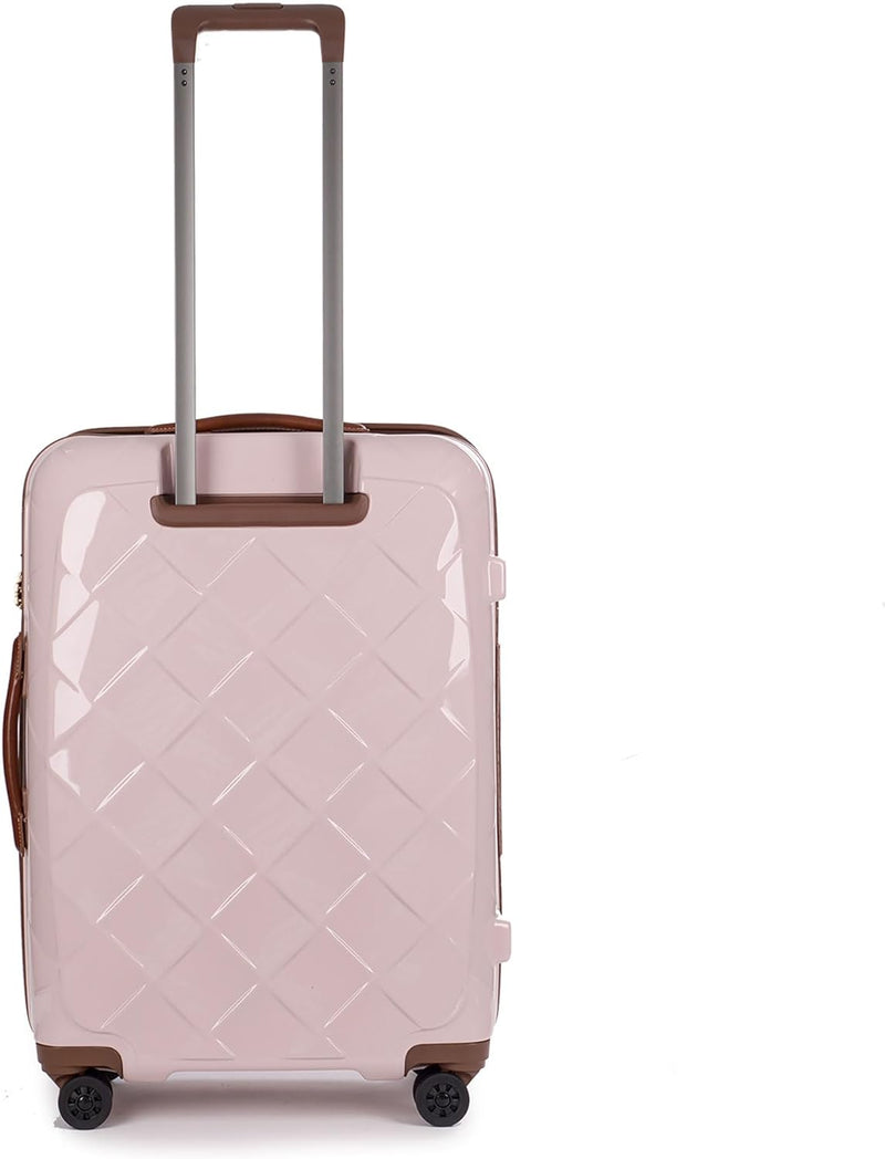 Stratic Leather & More 4-Rollen Trolley 65 cm Rose 60 cm, Rose 60 cm