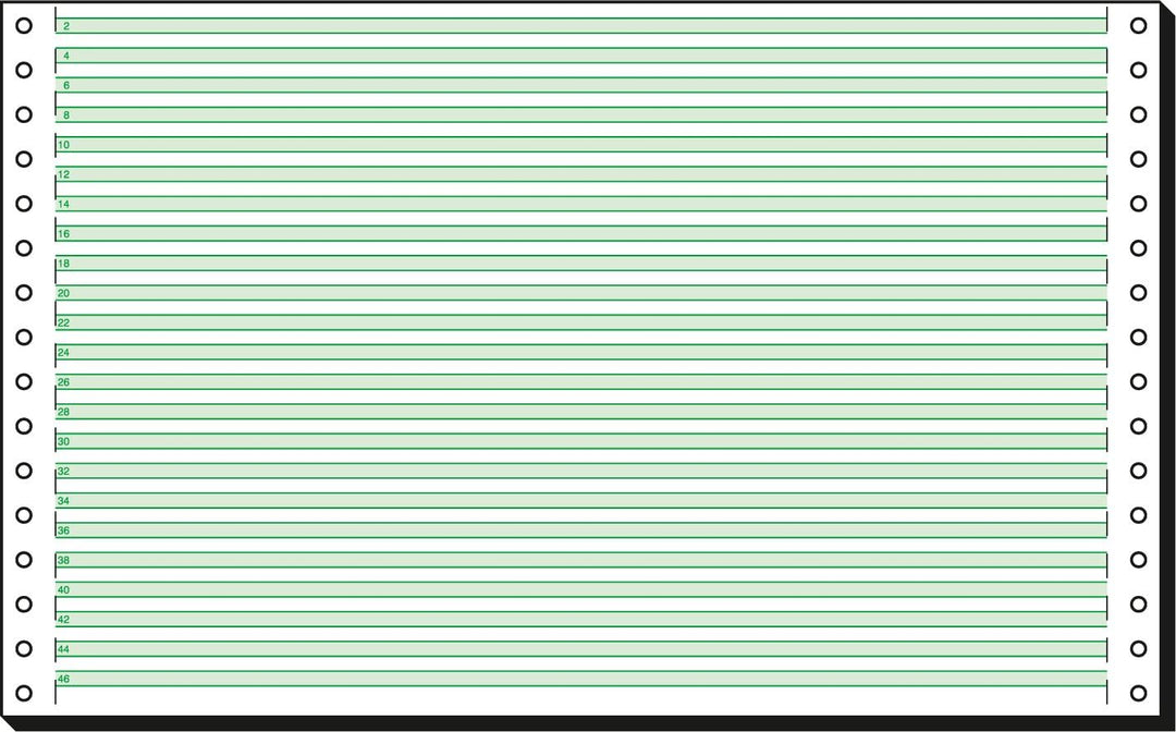 SIGEL 08336 Endlospapier 8 Zoll x 330 mm (A4 quer), 60 g, 2000 Blatt LP, 1fach, mit Leselinien