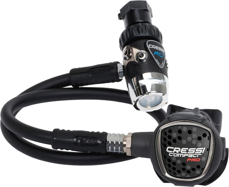 Cressi MC9-SC /Compact Pro Regulator - Erwachsene Atemregler SC in der Version INT oder DIN 300, DIN