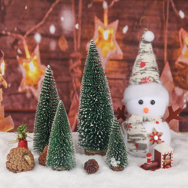 10 Stück Mini Tannenbaum Deko,Kleiner Tannenbaum Deko,Künstlich Klein Weihnachtsdeko,Mini Grün Tanne