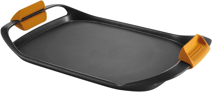 Tescoma 605069 SmartClick Grillpfanne, glatt, 42 x 28 cm Glatt und geschmeidig, Glatt und geschmeidi