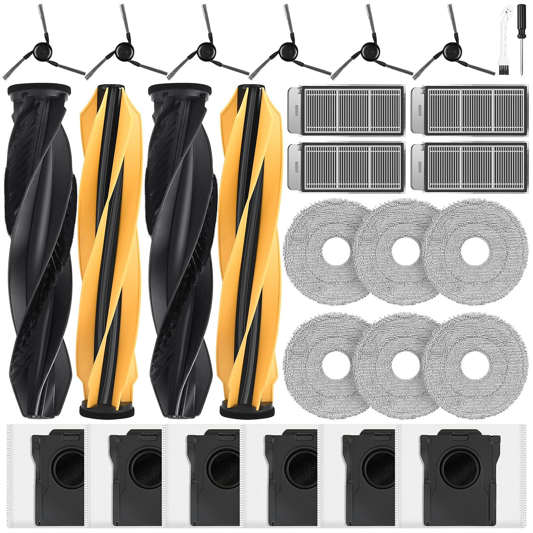 Alloytool 28 Stück Zubehör für Dreame X50 Ultra Complete/L50 Pro Ultra/L40s Pro Ultra/Mova V50 Ultra