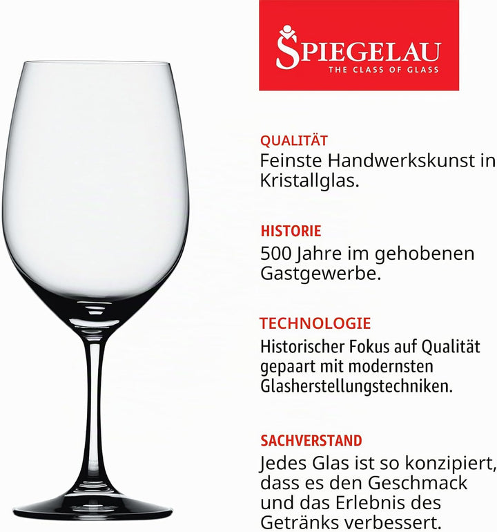 Spiegelau Weinglas, Glas, Transparent Bordeauxgläser, Bordeauxgläser