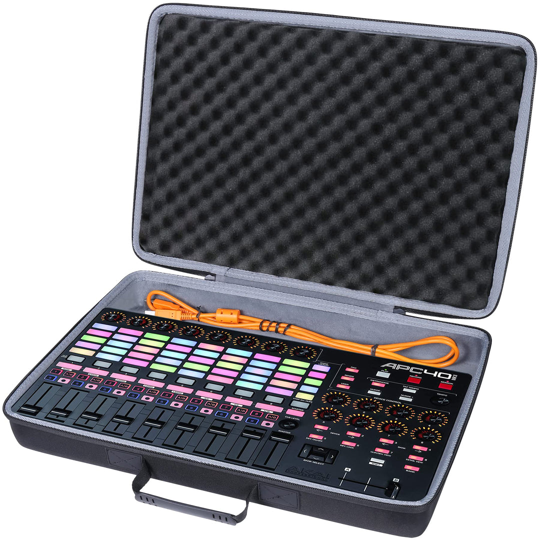 co2CREA Hart Reise Schutz Hülle Etui Tasche für AKAI Professional APC40 MKII USB Powered Ableton Liv