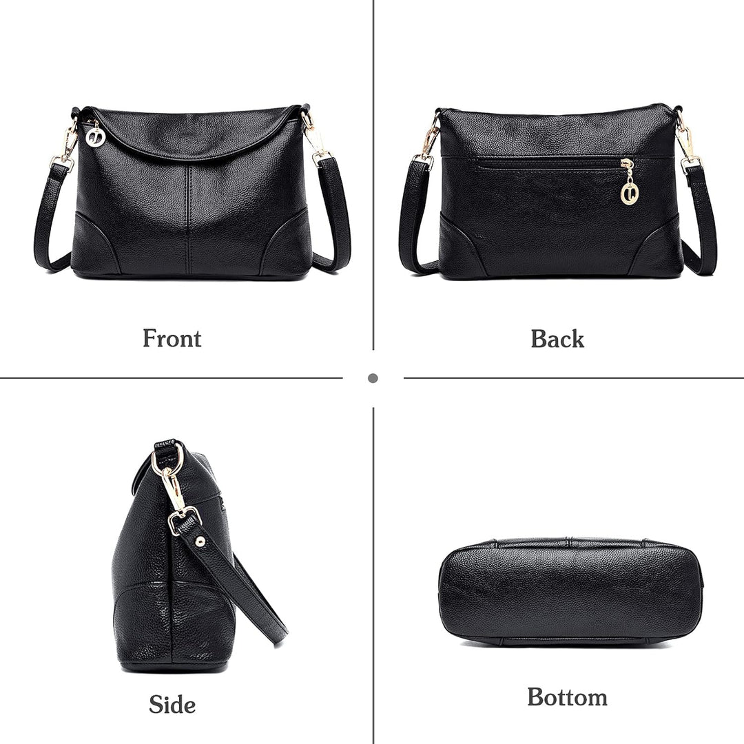 PORRASSO Damen Umhängetasche Mode Schultertasche Henkeltasche Wasserdicht Handtasche für Dating Arbe