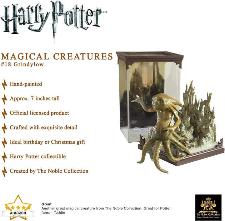 The Noble Collection Harry Potter Magical Creatures Statue Grindylow 13 cm